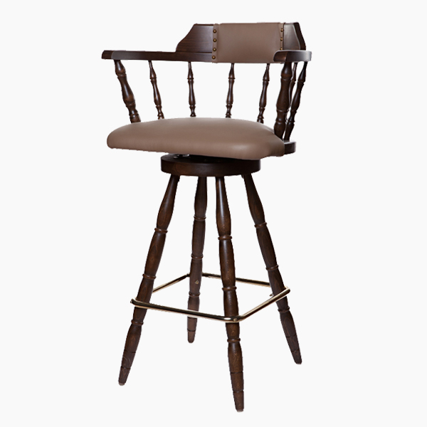 captain chair bar stool with swivel